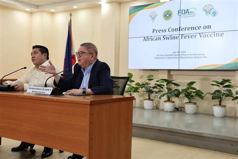 Rollout of ASF vaccine to start Q3 2024, DA says .